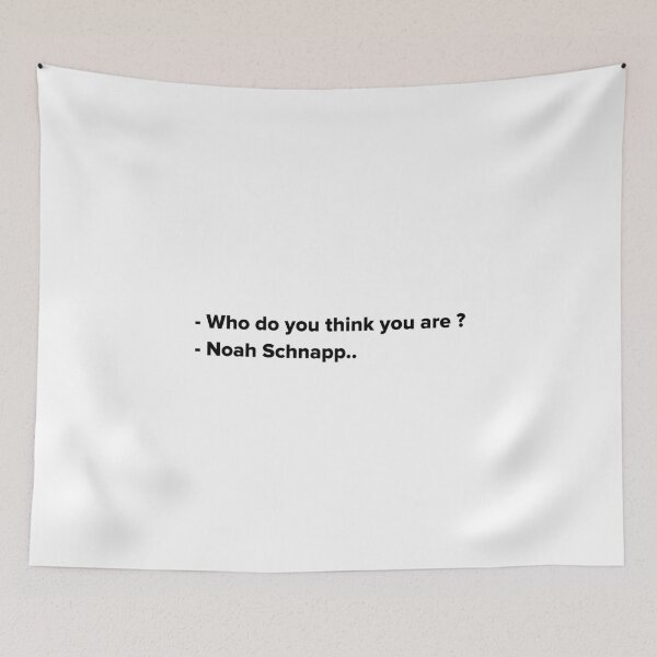 Item preview, Who do you think you are .. Noah Schnapp designed and sold by SparrowLag.