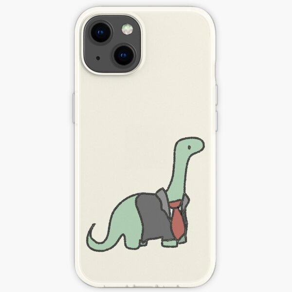 Brontosaurus in a Suit iPhone Soft Case