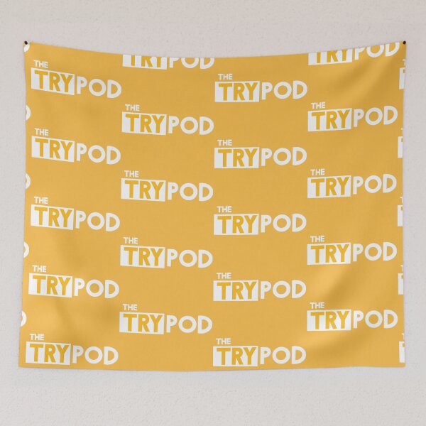 Item preview, The Try Pod Podcast Fan Art  designed and sold by jaelynandrade.