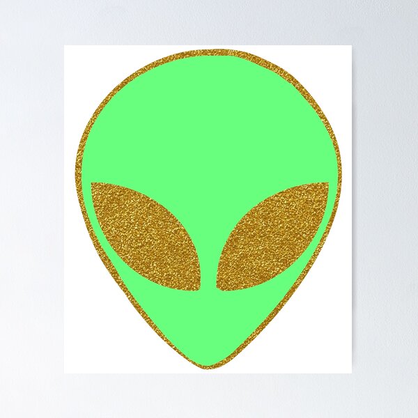 Item preview, Alien (Gold) designed and sold by Danielle Hunter.