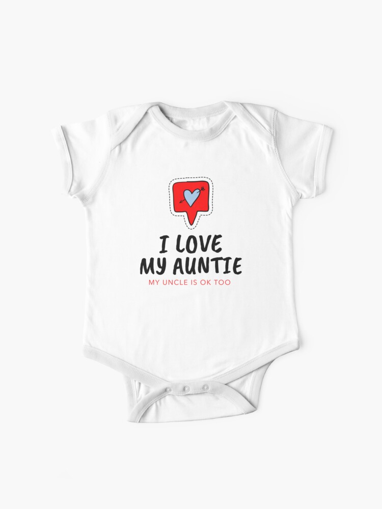 i love my auntie baby clothes