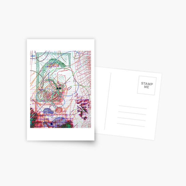 Ode to Hockney Postcard