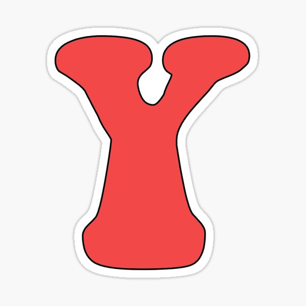 "Letter "Y"" Sticker for Sale by njxstickers Redbubble