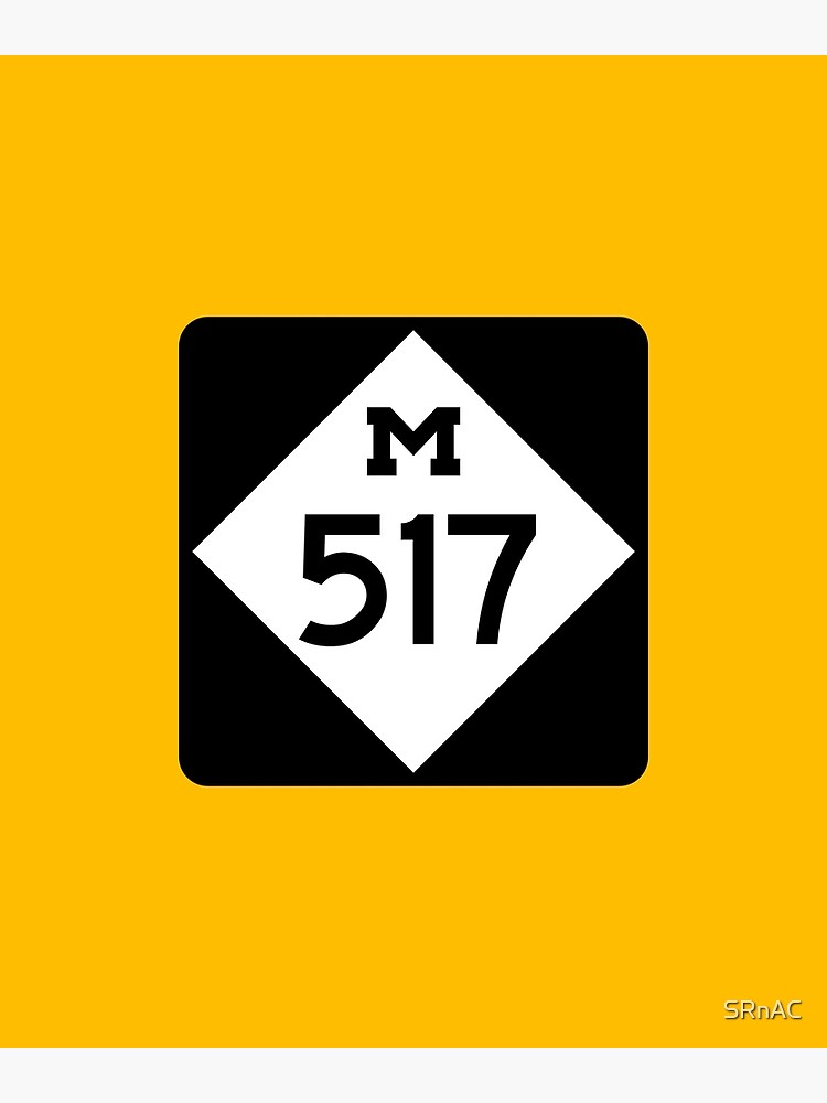 michigan-state-route-517-area-code-517-canvas-print-by-srnac