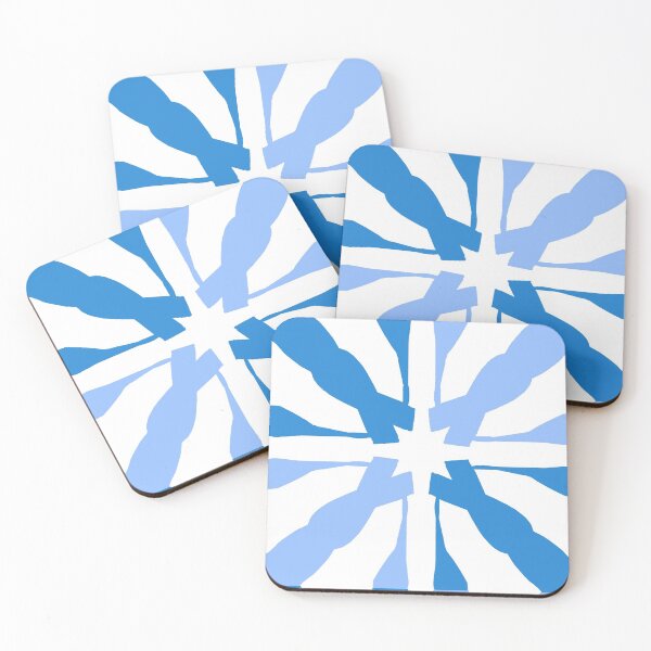 Item preview, Abstract dark light blue designed and sold by Abstractlara.