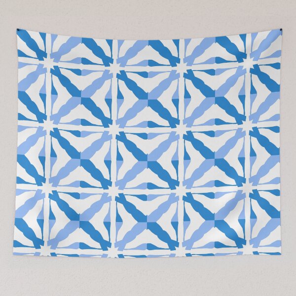 Item preview, Abstract dark light blue designed and sold by Abstractlara.