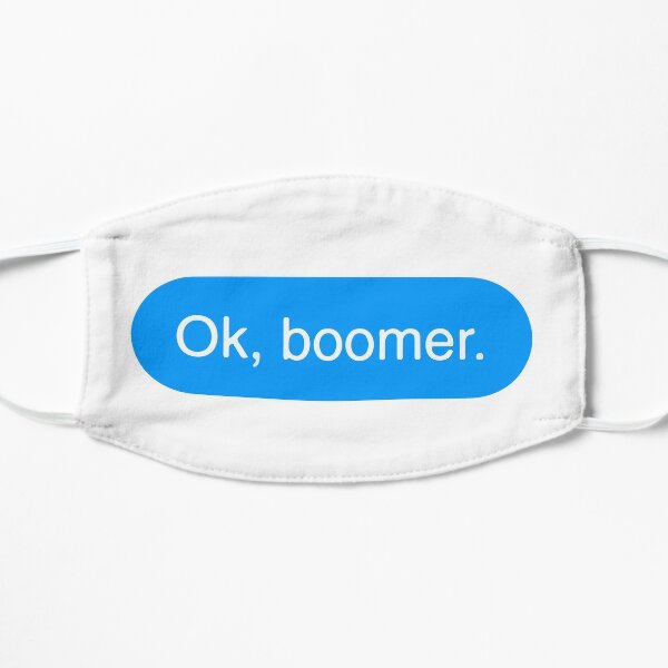 Ok Boomer Gg Face Masks Redbubble - ok gg roblox