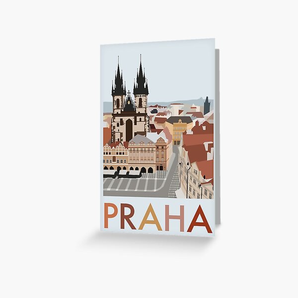 Item preview, Prague Cityscape  designed and sold by bymirabel.