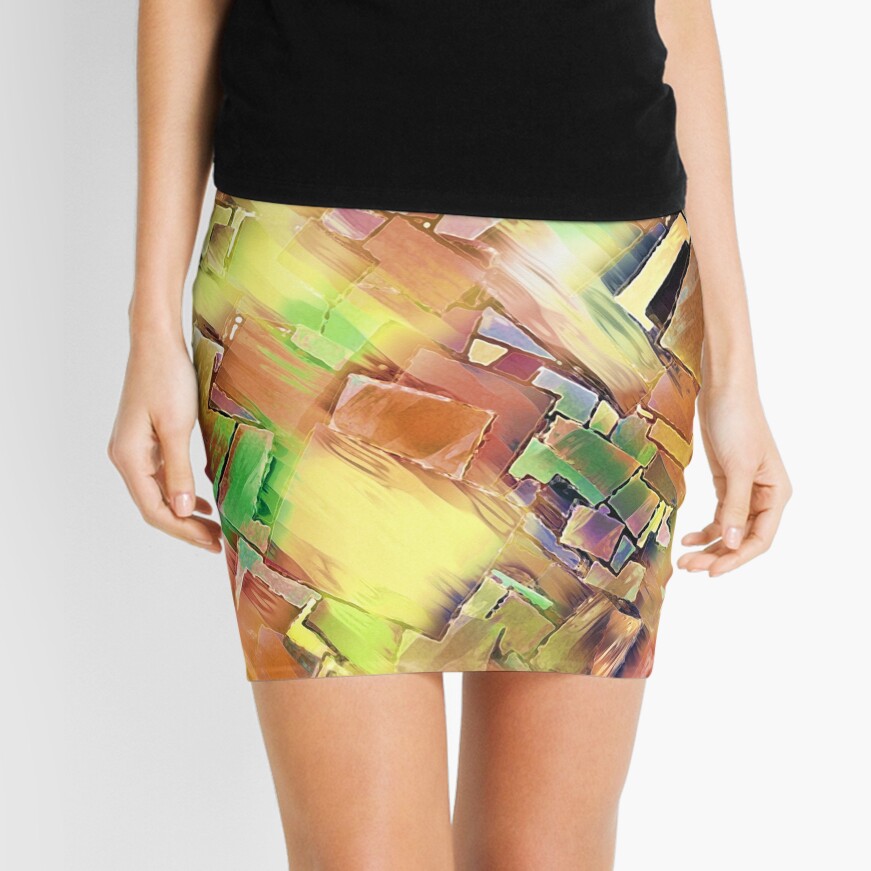 Geometry In Art Mini Skirt