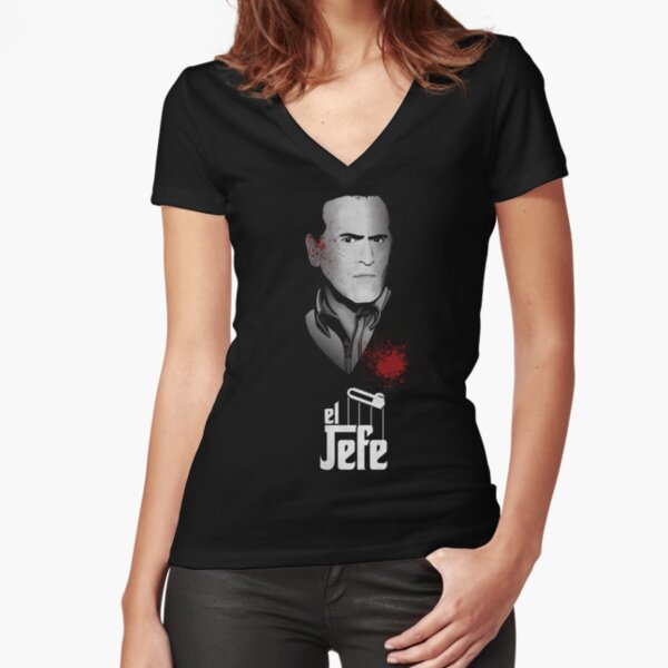 Fitted V-Neck T-Shirt