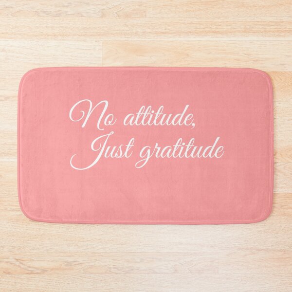 Item preview, No Attitude, Just Gratitude (White) designed and sold by lillianya.