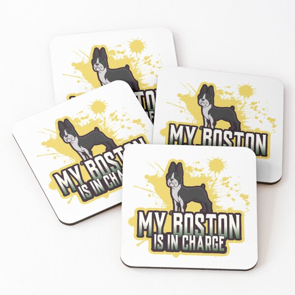 Item preview, My Boston Is In Charge, Boston Terrier Dog Design designed and sold by designwaves.