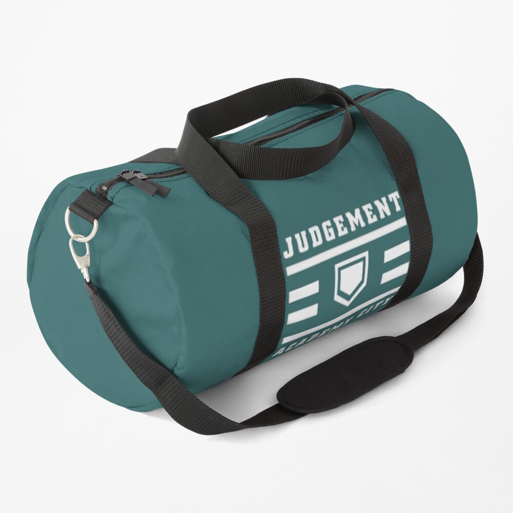 Judgement Logo - White Duffle Bag