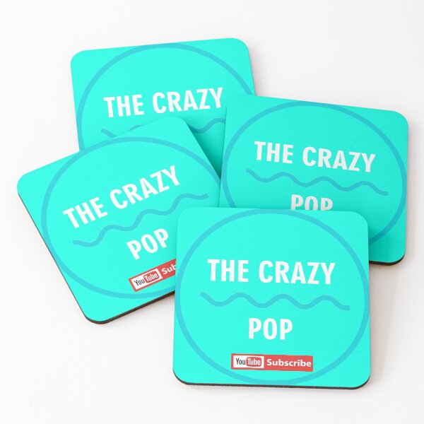 Item preview, The Crazy Pop (Teal with white lettering) designed and sold by ButchB.