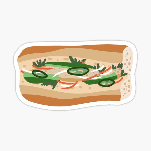 Item preview, banh mi designed and sold by Cinnamics.