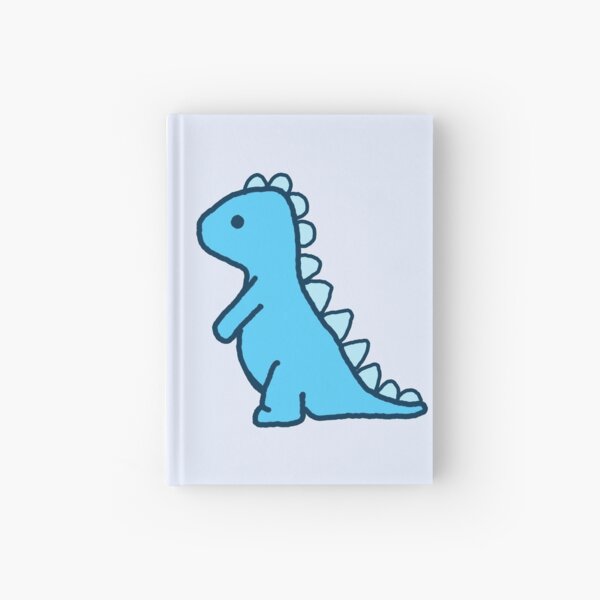 kleiner blauer Dinosaurier Notizbuch
