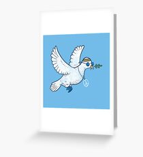 The Hippie Dove Greeting Card