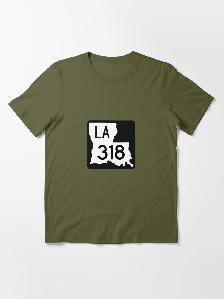 Louisiana State Route 318 (Area Code 318) Essential T-Shirt for Sale by  SRnAC