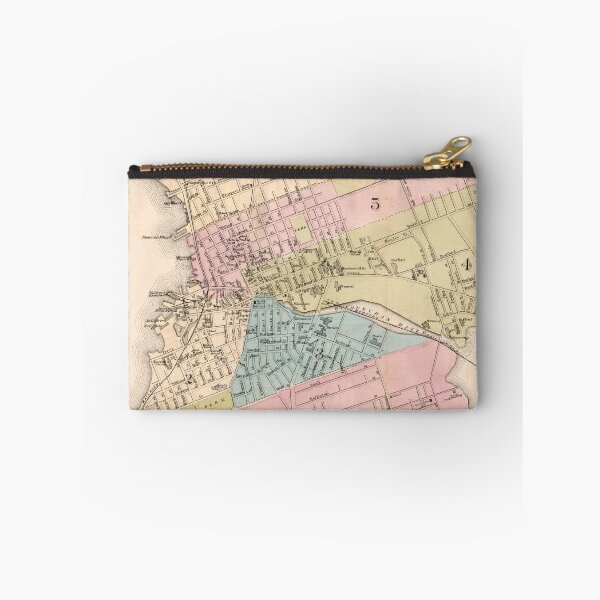 Item preview, Vintage Map of Fall River MA (1878) Spindle City designed and sold by BravuraMedia.