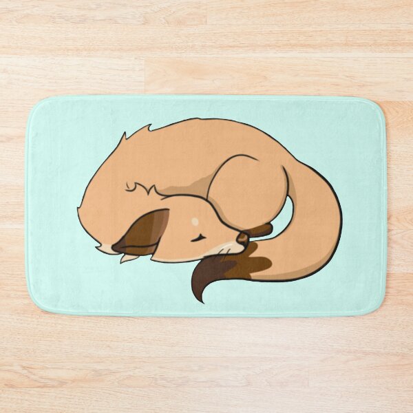 Item preview, Sunny the Fox Curled Up Sleeping  designed and sold by Lady-Lilac.