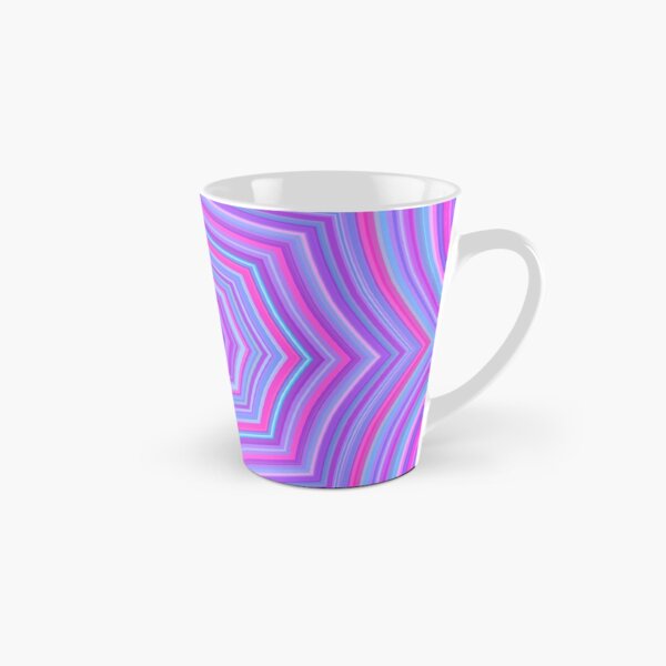 Colorful Web Pink Blue Tall Mug