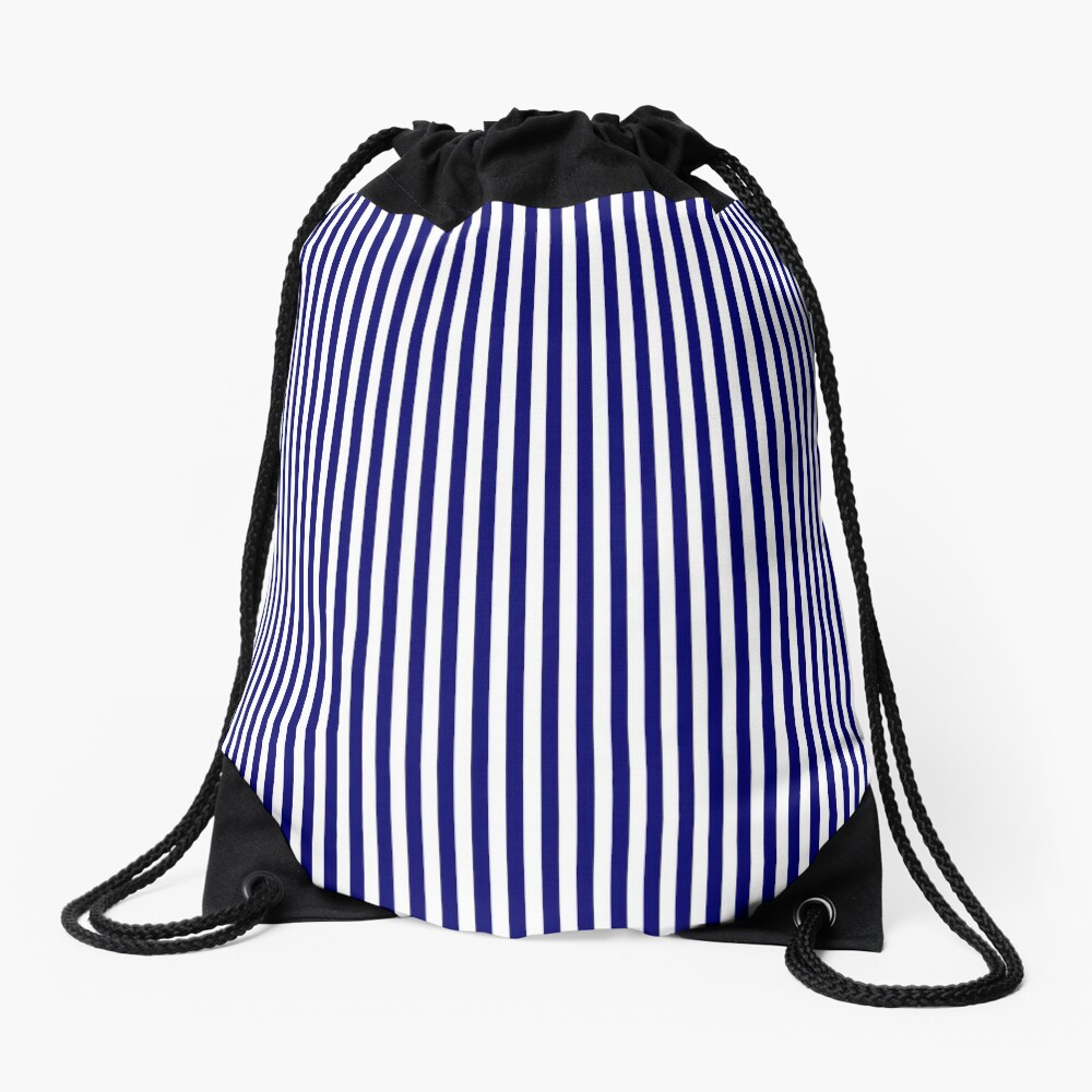 navy blue drawstring bags