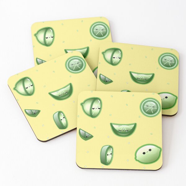 Item preview, Green Sour limes kawaii designed and sold by Bthismoment.