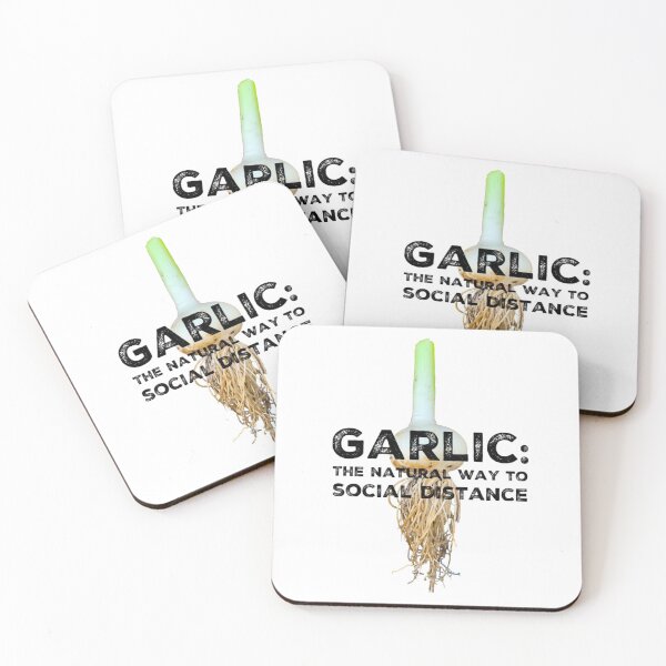 Item preview, Garlic: The Natural Way to Social Distance designed and sold by homesteadswag.