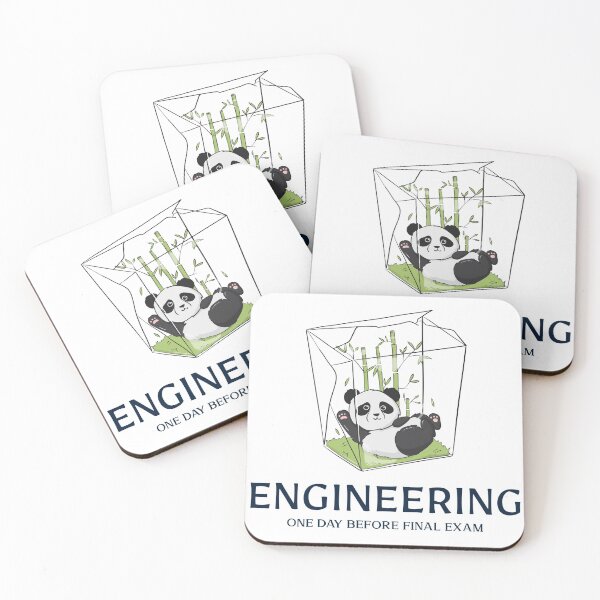 Item preview, Panda Engineering One Day Before Final Exam  designed and sold by EngineeringTees.