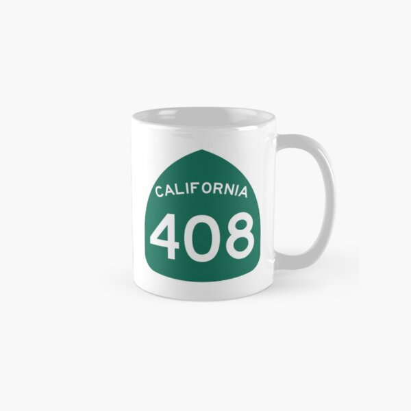 California State Route 408 (Area Code 408) Classic Mug