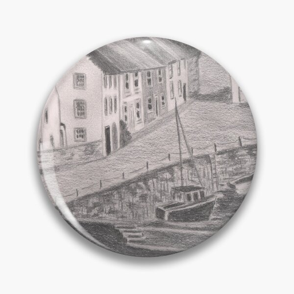 Item preview, Crail Harbour - Pencil Sketch designed and sold by Jan Palmer.