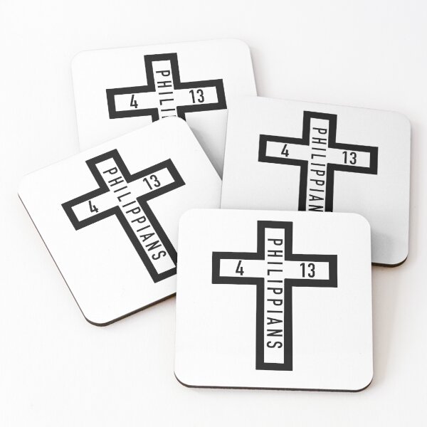 Item preview, Philippians bible verse in a cross designed and sold by MeggyShay11.