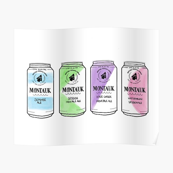 Montauk Brewery Poster