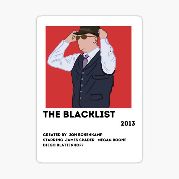 "The Blacklist Alternative Poster " Sticker for Sale by amanduh12