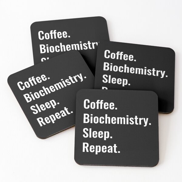Item preview, Coffee Biochemistry Sleep Repeat designed and sold by manishfzr1995.