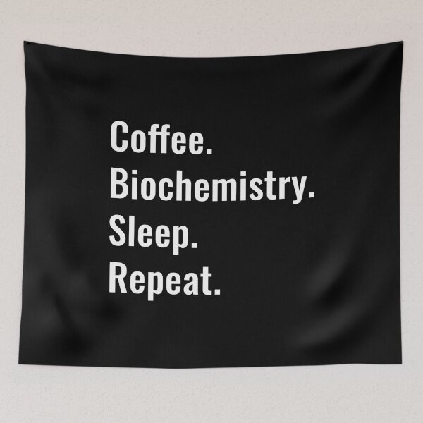 Item preview, Coffee Biochemistry Sleep Repeat designed and sold by manishfzr1995.