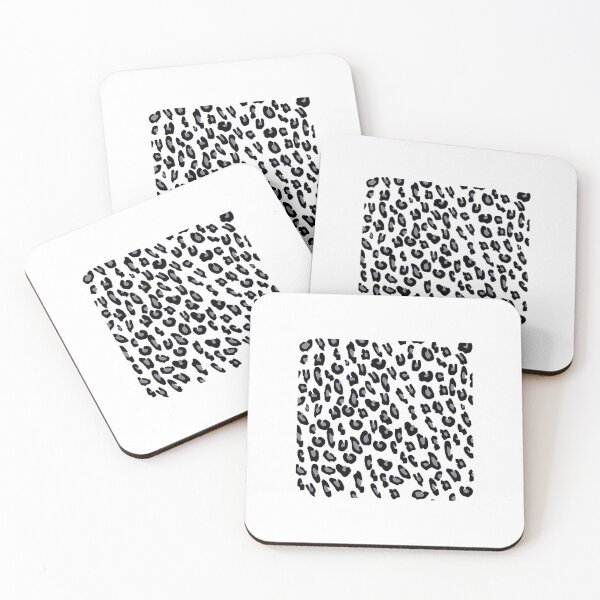 Item preview, Grey and Black Cheetah Print in Checkered and Stripe Patterns Design designed and sold by byemma.