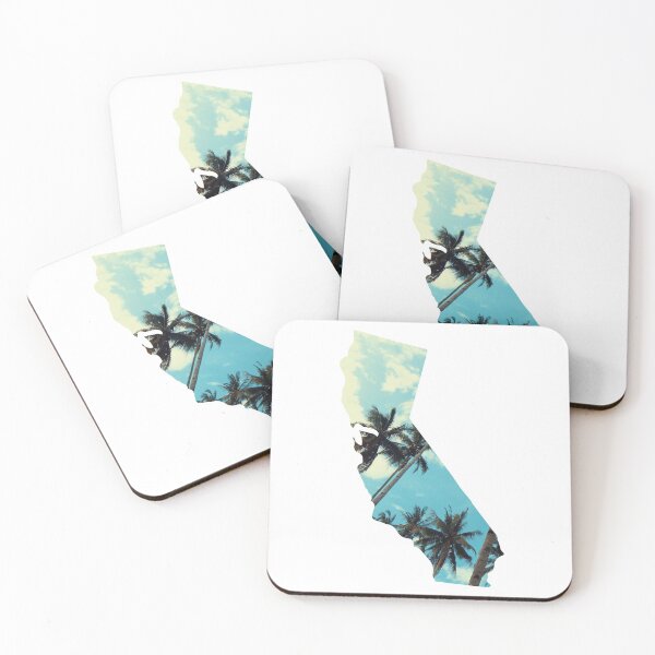 Item preview, California Palm Trees Sticker designed and sold by hacetalor.