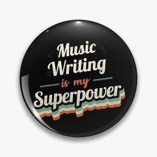 Item preview, Music Writing is my Superpower  designed and sold by Custom365.