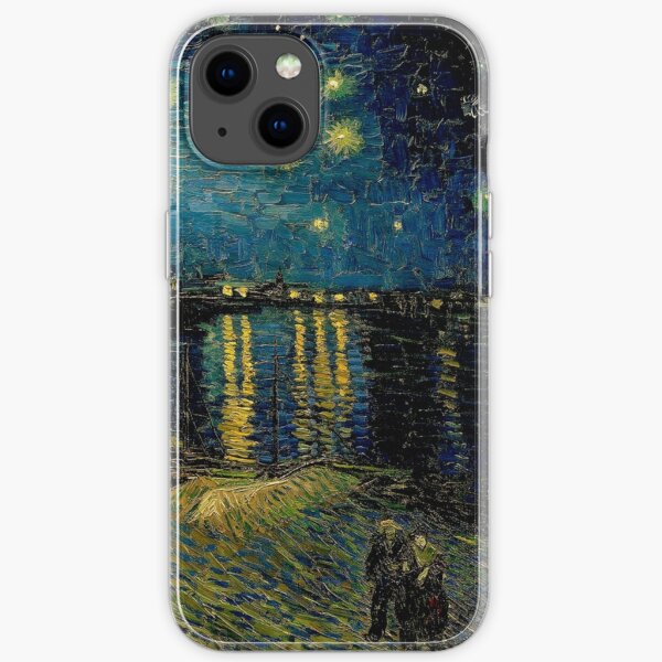 'Starry Night Over The Rhone' | Vincent van Gogh Inspired Fine Art iPhone Soft Case