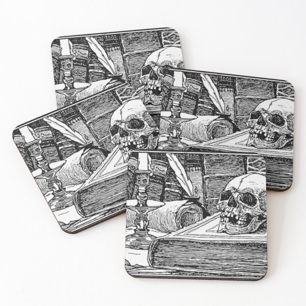 Item preview, Skulls and Books designed and sold by Nikkita-tennant.