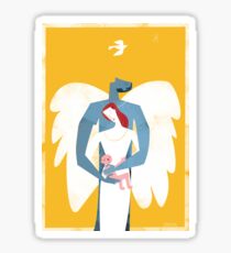 The Angel's Family Sticker