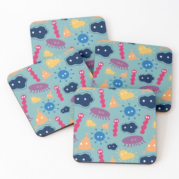 Item preview, Germs Repeating Pattern designed and sold by Mackenzie Todd.