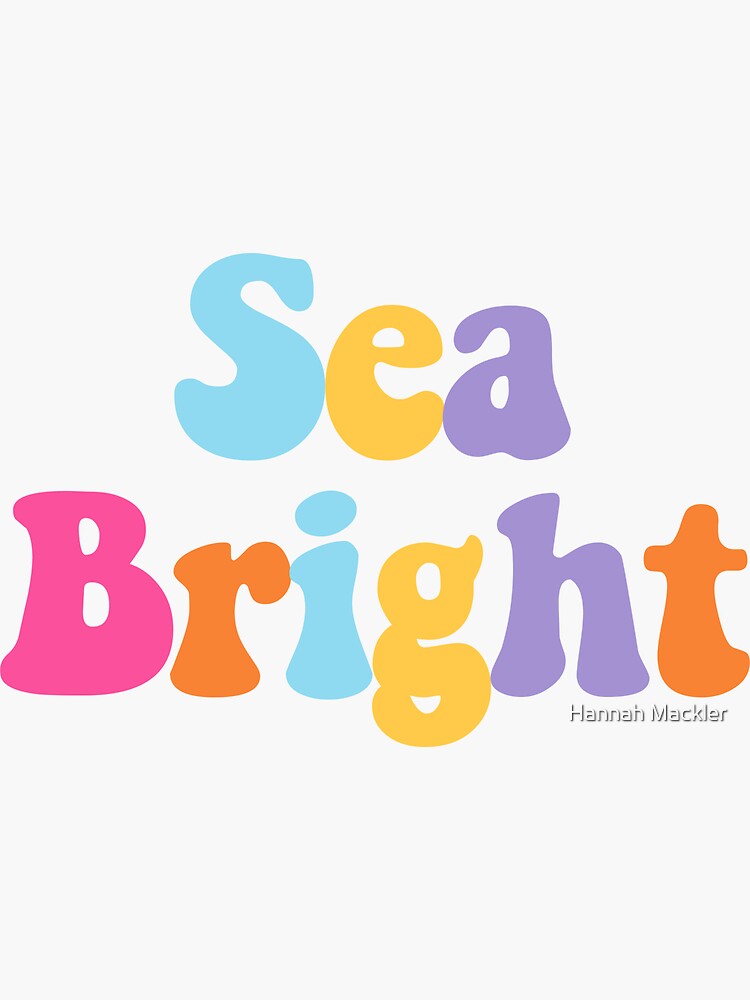 "Sea Bright, NJ 1 sticker " Sticker for Sale by hannahhhmack Redbubble