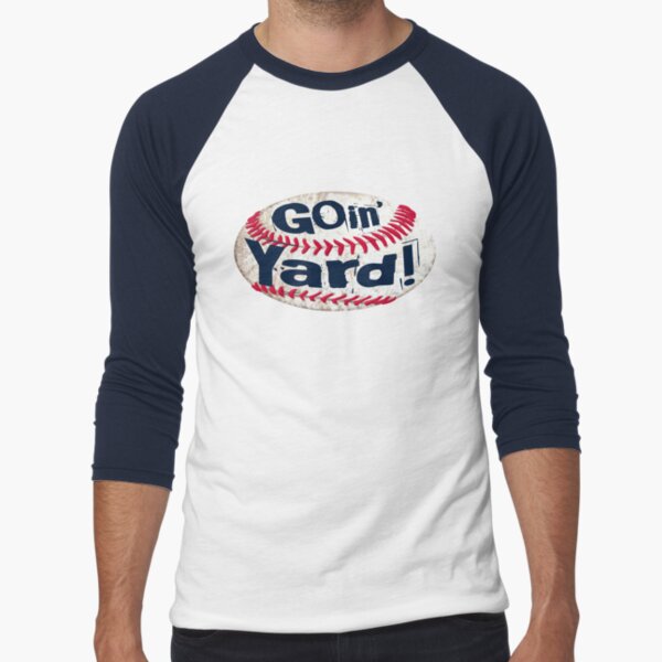 Going Yard Baseball Art Baseball ¾ Sleeve T-Shirt