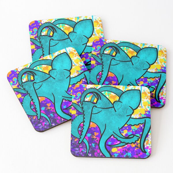 Item preview, Octopus with Splattered Ink designed and sold by Ragpamuffin.