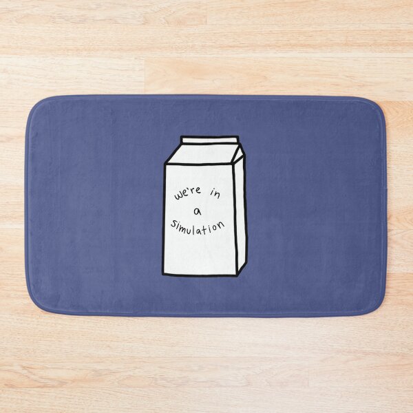 Item preview, We're in a Simulation on a Milk Carton designed and sold by PaulinaS.
