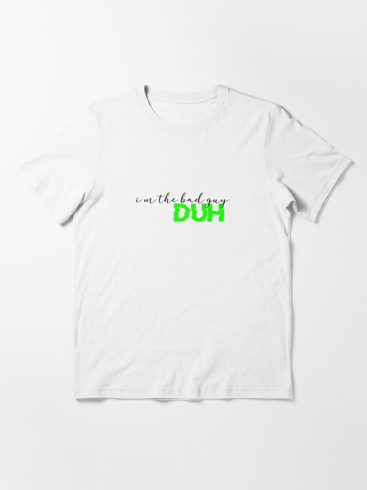 billie eilish bad guy shirt