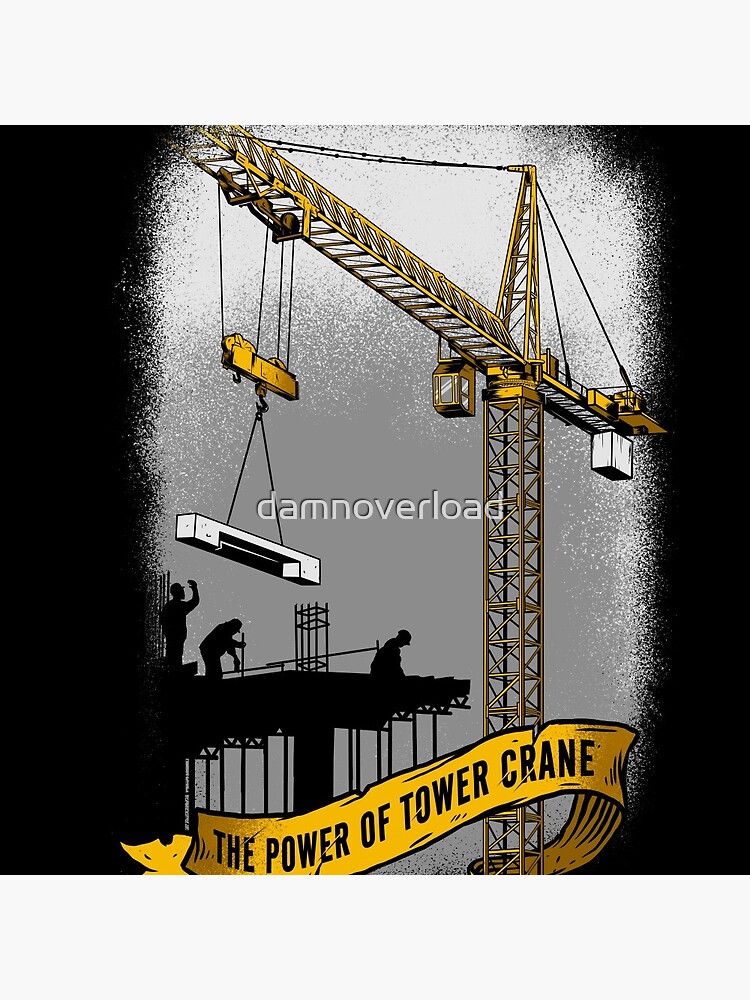 The Power Of Tower Crane Pin for Sale by damnoverload