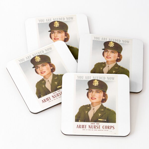 Item preview, WWII Nurse poster / Army Nurse Corps designed and sold by gaijingunma.